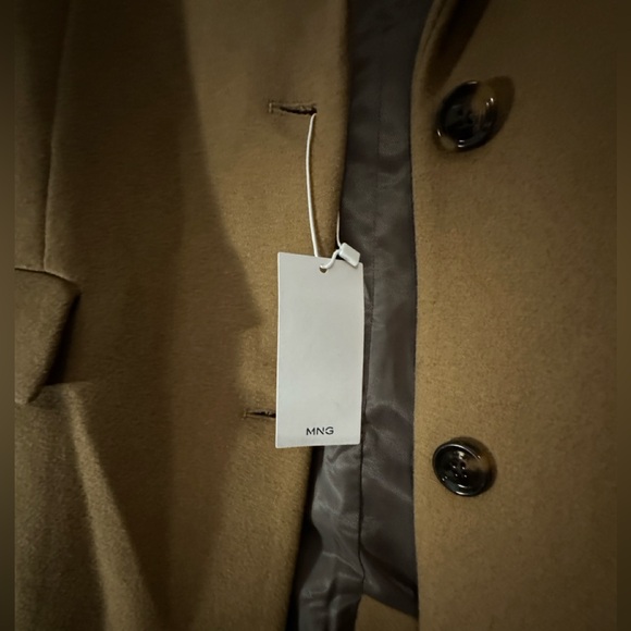 Mango Women’s Lapelled Straight-Cut Coat - Picture 4 of 9